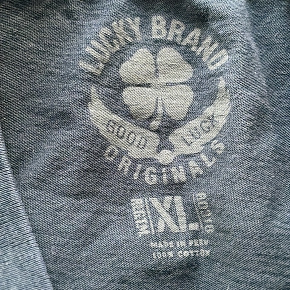 Lucky Brand Men's "The Wild Bunch" long Sleeve Top - Picture 3 of 3